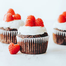 Load image into Gallery viewer, gluten free paleo chocolate cupcake recipe by Paleo Nut
